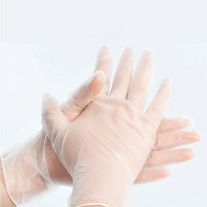 Vinyl Clear Gloves, Large / 120 Count (Latex & Powder Free)