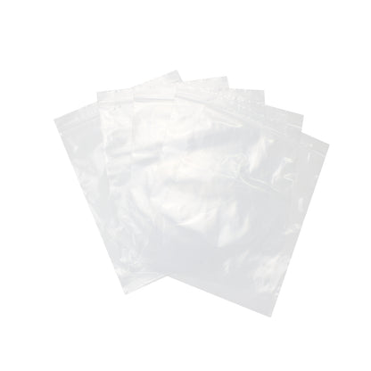 13" x 18" Resealable Poly Plastic Zip Bags, 2 Mils / 100 Count