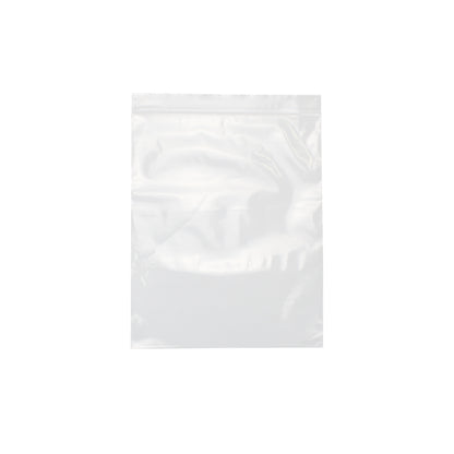 9" x 12" Resealable Poly Plastic Zip Bags, 2 Mils / 100 Count